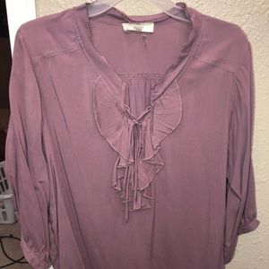 Blouse with detail on front